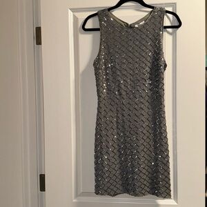 Shero brand, Grey Sequin Dress Sz M